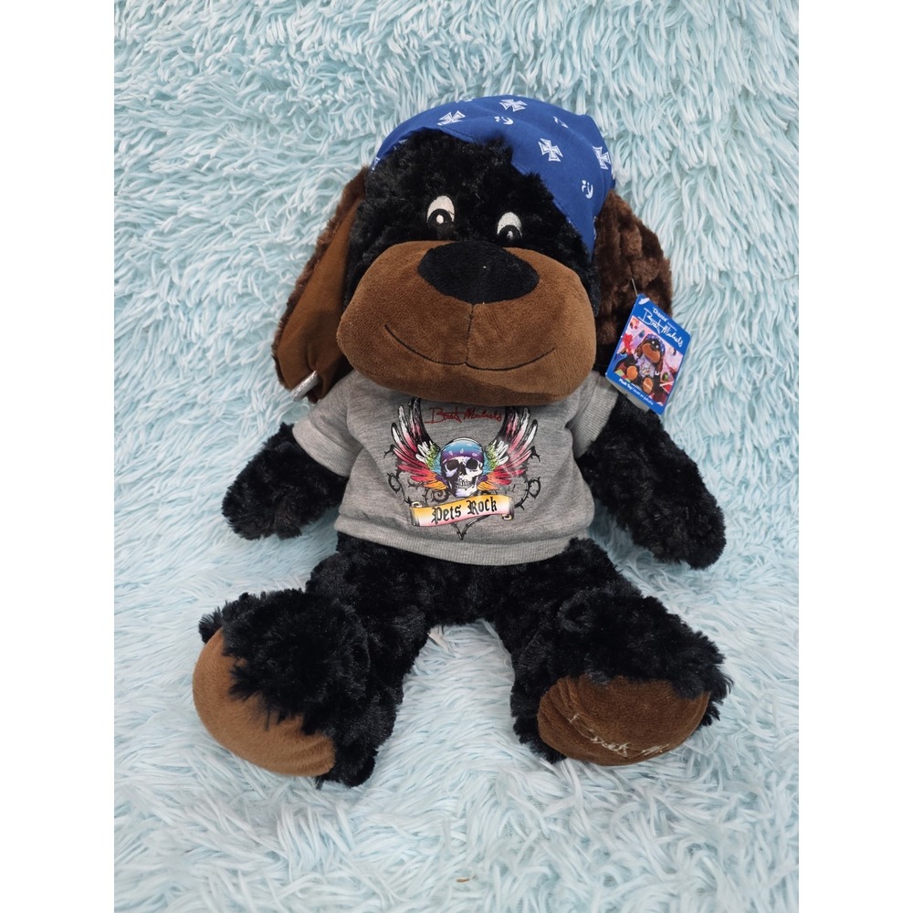 Bret Michaels Pets Rock "Chance" Plush Dog Toy PetSmart Luv-A-Pet 18"